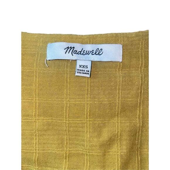 Madewell Pembroke Top in Mahan Plaid XXS - Picture 2 of 5